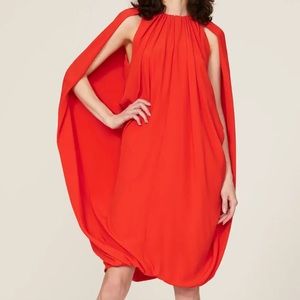 Atlein Red Cape Dress size L
